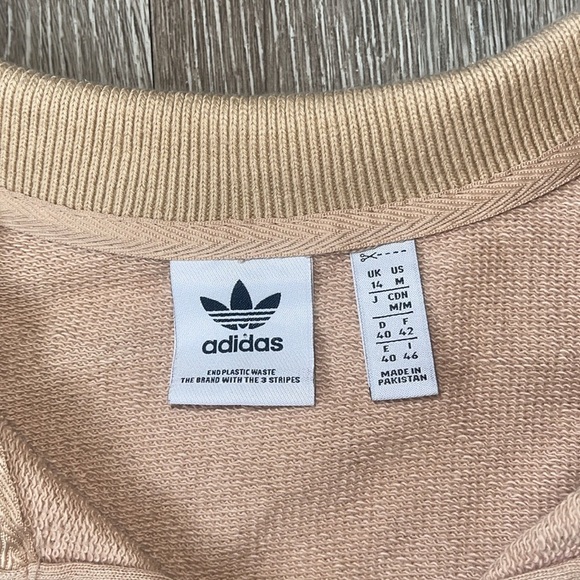 Adidas CRD Rugby Crew Sweatshirt sz medium 50 years crop pull over - Picture 2 of 8